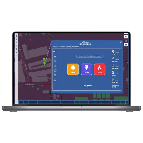 Software de supervisión - ONmap&trade; - Oyster Next Srl - de mando / gestión de eventos y seguridad de la información / en tiempo real