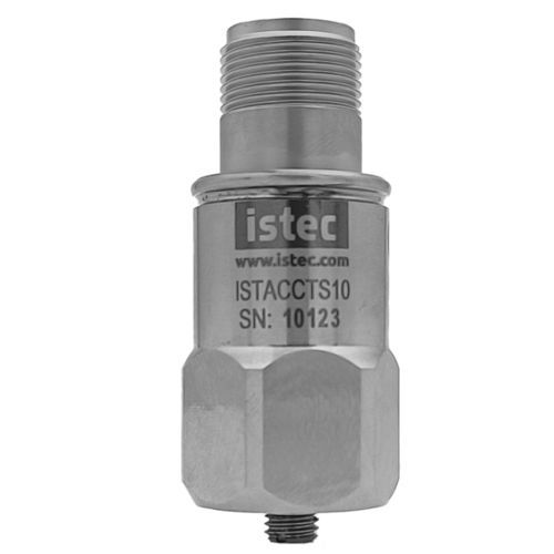Acelerómetro piezoeléctrico - ISTACCTS10 - Istec - compacto / industrial / hermético