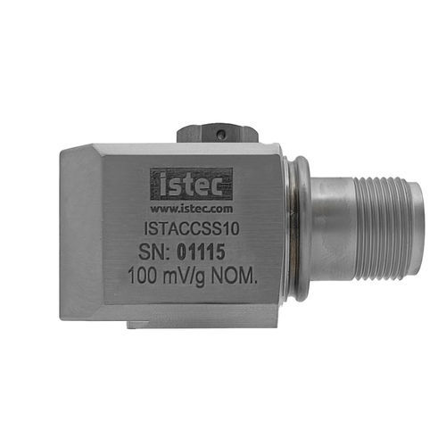 Acelerómetro piezoeléctrico - ISTACCSS10 - Istec - compacto / industrial / hermético