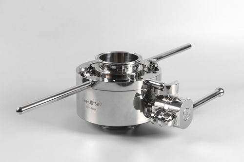 Válvula de mariposa - SBV series - HANGZHOU GEEVO TECHNOLOGY CO., LTD. - manual / de toma de muestras / para productos químicos