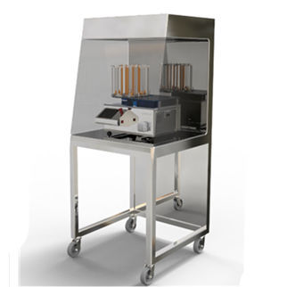 Cabina de limpieza de laboratorio - HANGZHOU GEEVO TECHNOLOGY CO., LTD. - con ruedas