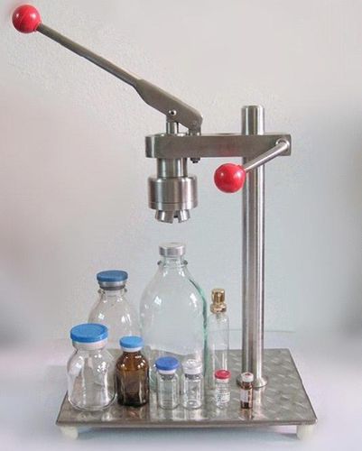 Tapadora manual - GV-FG22 - HANGZHOU GEEVO TECHNOLOGY CO., LTD. - vertical / para botellas / para la industria farmacéutica