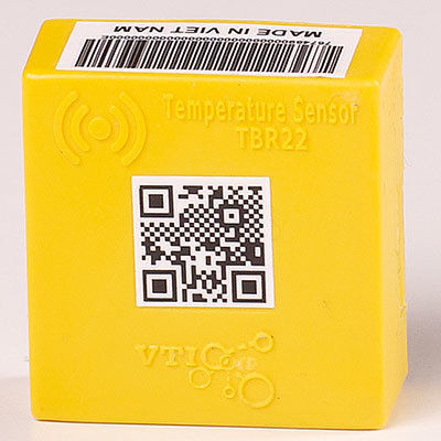 Sensor de temperatura y de humedad relativa - TBR22-E - VTI Corp - para montaje en superficie / sin cable / con transmisor