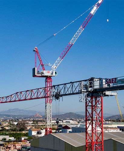 Grúa montada sobre camión - TLS 60 14 SR - Gruas Saez - torre / para obra / de elevación