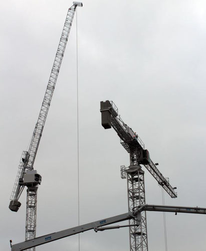 Grúa montada sobre camión - SLH 205R - Gruas Saez - de brazo amantillable / para obra / de elevación