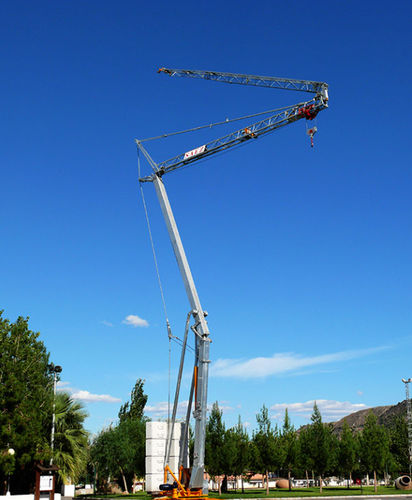 Grúa montada sobre camión - H 25 - Gruas Saez - de montaje automatizado / para obra / de elevación