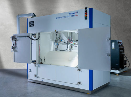 Máquina de prueba hidrostática - HT-30 - AUMATECH srl - controlada por PLC / para recipiente a presión / compacta