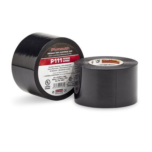 Cinta de aislamiento eléctrico - Premium Slipknot P111 - Plymouth Rubber Europa S.A.U. - de vinilo
