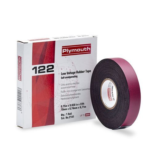 Cinta de aislamiento eléctrico - 122 - Plymouth Rubber Europa S.A.U. - autovulcanizable / de caucho / para aplicaciones de baja tensión