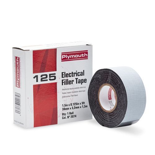 Cinta de recubrimiento - 125 Filler - Plymouth Rubber Europa S.A.U. - de aislamiento eléctrico / autovulcanizable / de plástico