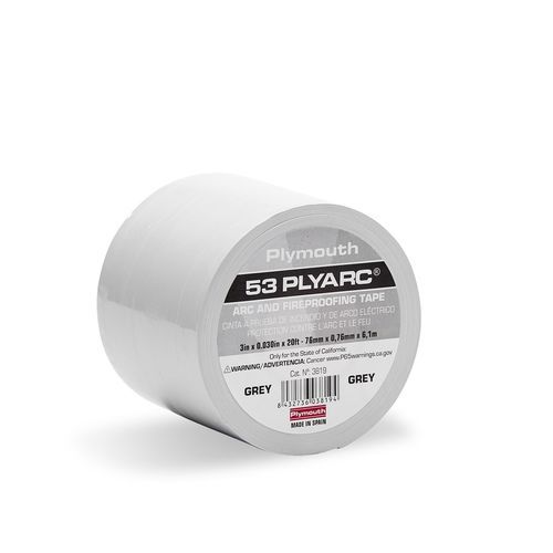 Cinta de recubrimiento - 53 Plyarc - Plymouth Rubber Europa S.A.U. - de caucho / a prueba de altas temperaturas / con tratamiento ignífugo