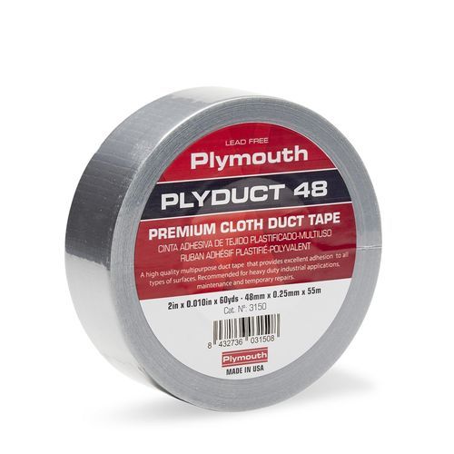 Cinta adhesiva de fijación - Plyduct 48 - Plymouth Rubber Europa S.A.U. - para la reparación / de protección / de tejido