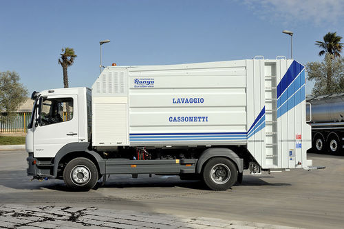 Lavadora de contenedores carga lateral - LONGO Euroservice SRL - automática