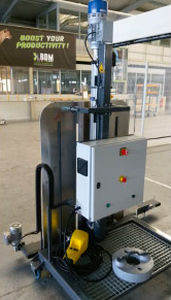 Aparato de levantamiento para perfiles de aluminio - Dubus Industrie - mecánico / de columnas / móvil