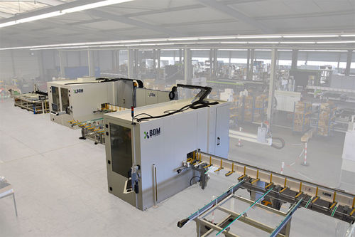 Línea de mecanizado y de recorte para perfiles de PVC - ATEKA 9P - Dubus Industrie - multihusillos / automática / CNC