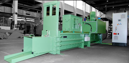 Prensa de balas de latas - S1W series - KADANT PAAL SAS - para aluminio / horizontal / automática