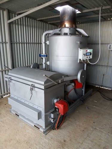 Incinerador de residuos industriales - В-300 - FEUPROM - para residuos médicos / con horno rotativo / intermitente