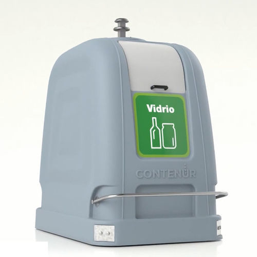 Contenedor de residuos de PEAD - 2SS - CONTENUR SL - para carga vertical / para material plástico / para papel