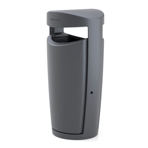 Cubo de basura de polietileno - OMEGA  - CONTENUR SL - para residuos urbanos / con cierre / con tapa