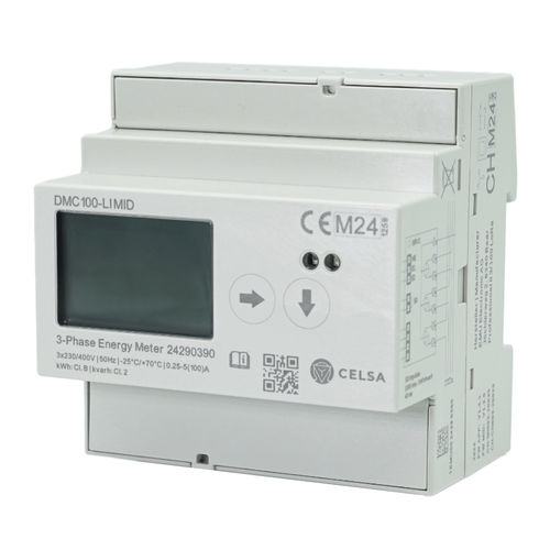 Contador de energía eléctrica trifásico - DMC100-LI MID - Celsa Messgeräte GmbH - en riel DIN / con pantalla LCD / certificado MID