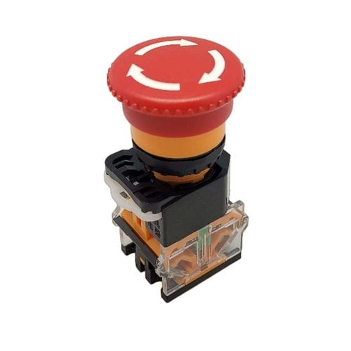 Botón pulsador de parada de emergencia - 007573 - OZO - de mando / industrial / estándar