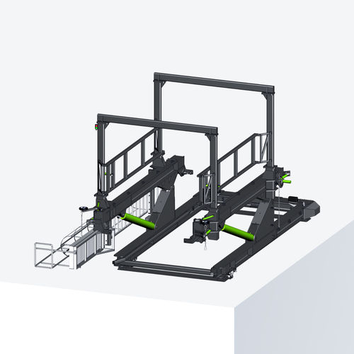 Sistema de carga y descarga para contenedores - CT - SmartTEH - para camión / de remolque / de bolsas