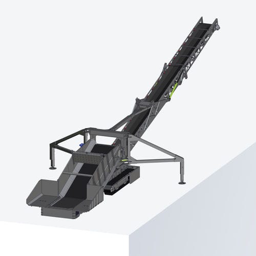 Transportador de banda - ST-20/750 - SmartTEH - inclinado / para alimentador / de productos a granel