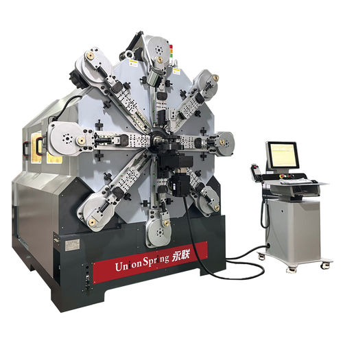 Máquina curvadora motorizada - US-35E-5 - Guangdong UnionSpring Machinery Co., Ltd - de barras colectoras de cobre / 13 ejes / de 16 ejes