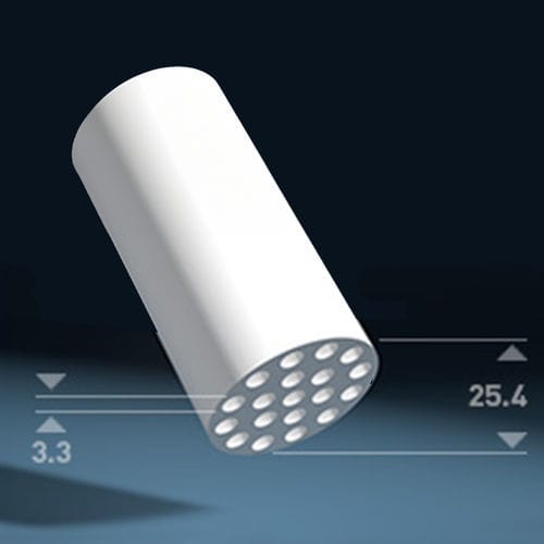 Membrana para filtración - Typ 19/3.3 - 1200 - atech innovations GmbH - de cerámica / resistente a los productos químicos