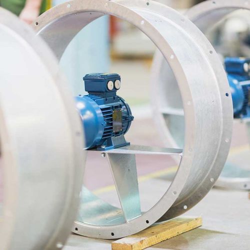 Ventilador de pared - ELTA FANS - de alta presión / axial / de extracción