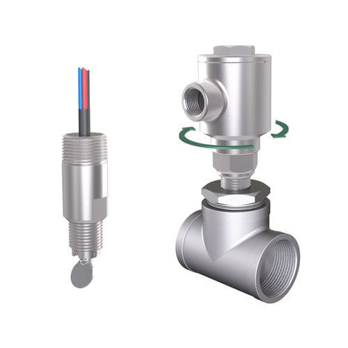 Controlador de caudal de palanca - FL-A series - Euroswitch - para líquido / horizontal / de acero inoxidable