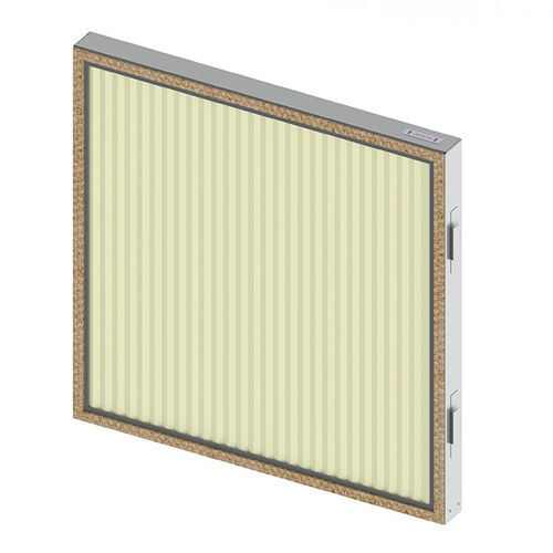 Filtro de polvo - F7  - Wozair - de paneles / de plástico / de acero inoxidable