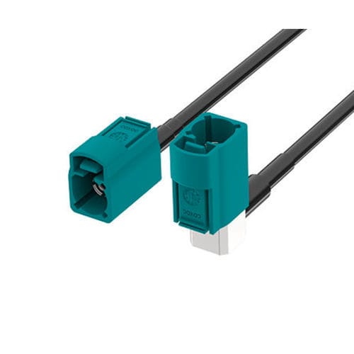 Arnés de cables eléctricos FAKRA - FR-1J1J-100X02 - ATTEND Technology Inc. - de coaxial / en ángulo recto / para automóvil