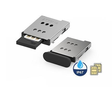 Conector nano SIM doble - 115U-B110 - ATTEND Technology Inc. - de datos / de alimentación eléctrica / nano SIM