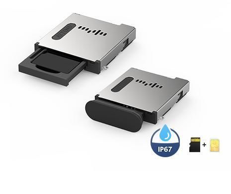 Conector híbrido - 115U-B210 - ATTEND Technology Inc. - de datos / tarjeta micro SD / Socket