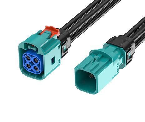 Arnés de cables eléctricos RF - FR-1J1P-100Z05W - ATTEND Technology Inc. - mini FAKRA / resistente al agua