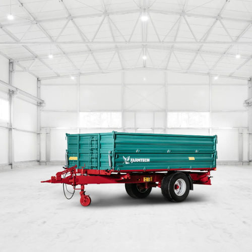 Remolque para obras - EDK 800 - Farmtech - de 1 eje / agrícola