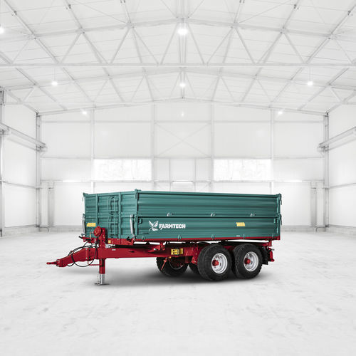 Remolque plataforma - TDK 900 - Farmtech - de perfiles / en tándem / elevador
