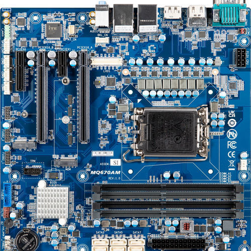 Placa madre micro-ATX - uATX-Q670A - GIGAIPC - Intel® Celeron® / Intel® Pentium / Intel® Core i5