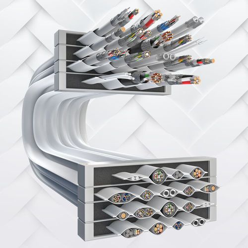 Funda de protección - BizLink Robotic Solutions Germany GmbH - plana / para cables / autoportante