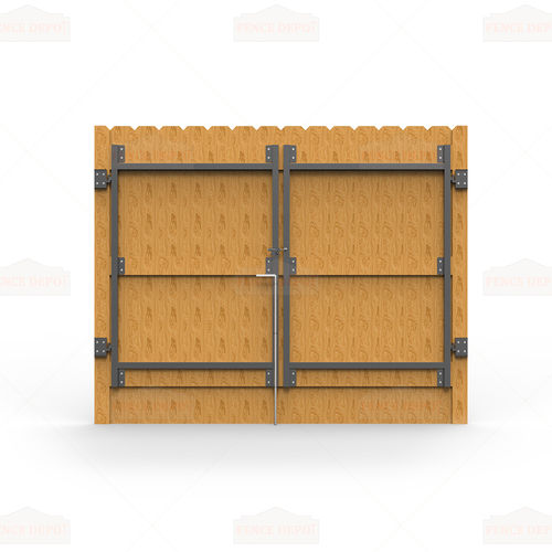 Portón abatible - FDR205001 - Fence Depot - vertical / flexible / de acero
