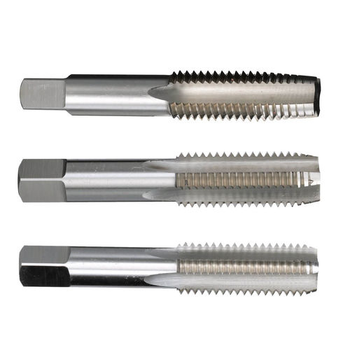 Macho de roscar de mano - Suqian ARES Tools Co., Ltd. - con estrías helicoidales / HSS / rectificado