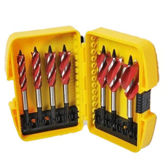Juego de brocas monobloque - 8010200 series - Suqian ARES Tools Co., Ltd. - para madera / para el despuntado de puntos de soldadura / con estrías helicoidales