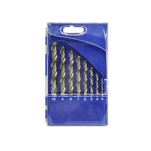 Juego de brocas para madera - 803040 series - Suqian ARES Tools Co., Ltd. - HSS / con extremo recubierto / helicoidal