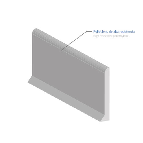 Perfil de PEHD - JOSE BERNAD, S.L. - en L / de protección / sanitario