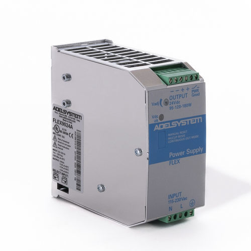 Alimentación eléctrica estabilizada - FLEX9024A - ZELEC - en riel DIN / AC/DC / monofásica