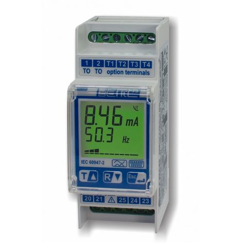 Relé de protección de fuga a tierra - X35DL3030R102 - ZELEC - AC/DC / en riel DIN / de rearme manual