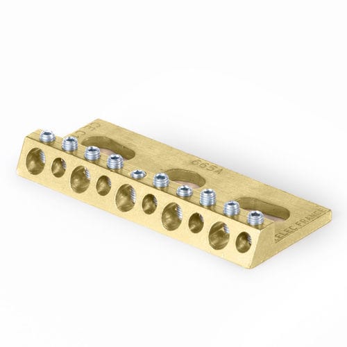 Conector para electroducto - C10D - ZELEC - de alimentación eléctrica / rectangular / de latón