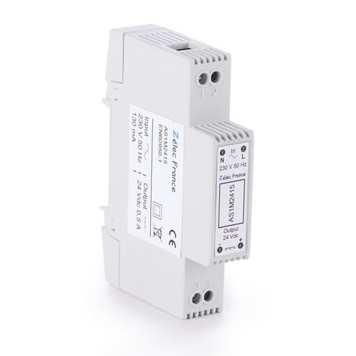 Alimentación eléctrica conmutada - AS1M2415 - ZELEC - en riel DIN / AC/DC / estabilizada