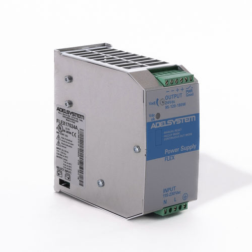 Alimentación eléctrica estabilizada - FLEX17024A - ZELEC - en riel DIN / AC/DC / monofásica
